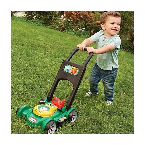  Little Tikes Gas 'n Go Mower Kids Toys for Toddlers Boys Girls Age 18 Months and Older, Indoor Outdoor Push Gardening Summer Toy Gifts for Birthday