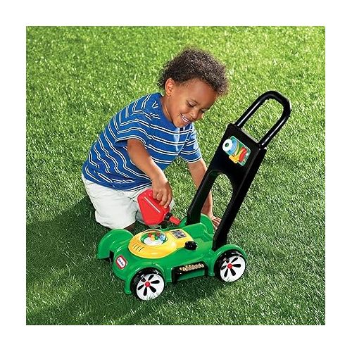  Little Tikes Gas 'n Go Mower Kids Toys for Toddlers Boys Girls Age 18 Months and Older, Indoor Outdoor Push Gardening Summer Toy Gifts for Birthday