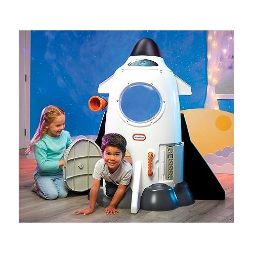  Little Tikes Adventure Rocket Realistic Space Astronaut Pretend Role Play for Kids, Boys, Girls, 2-6 Years Old, 40 x 18 x 18 inches