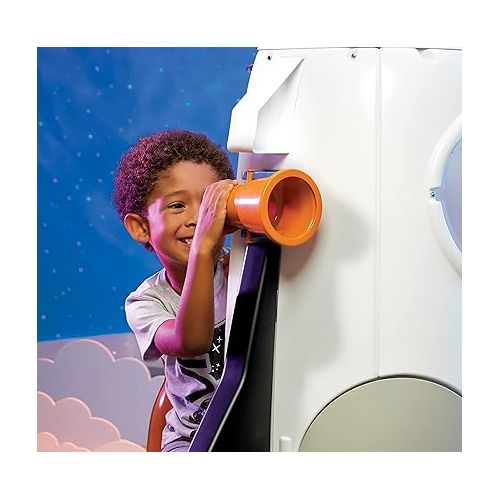  Little Tikes Adventure Rocket Realistic Space Astronaut Pretend Role Play for Kids, Boys, Girls, 2-6 Years Old, 40 x 18 x 18 inches