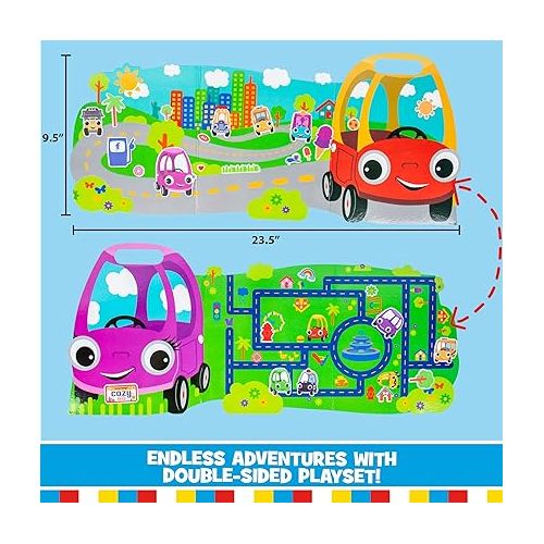  Repositionable Little Tikes Sticker Playset - Car & Truck Stickers for Kids Ages 3+