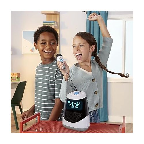  Little Tikes Tobi 2 Interactive Karaoke Machine w Wireless Bluetooth Connection, Microphone, Sing-Along and Free Play Modes, Vocal Effects, Pitch Correction, Games, Record & Play Back Audio | Ages 6+