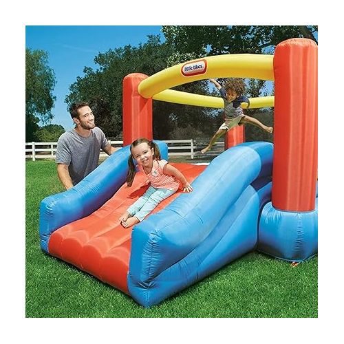  Little Tikes Jr. Jump 'n Slide Bouncer, Multicolor