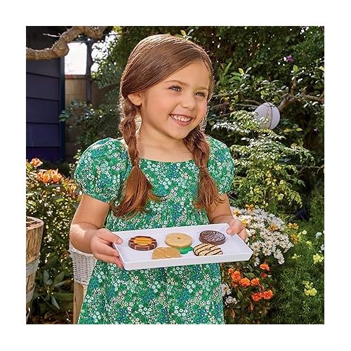  Little Tikes Girl Scout Cookie Booth with 19 Accessories, Cookie Selling Pretend Play Toy, for Indoor and Outdoor, for Kids Ages 3+ Years