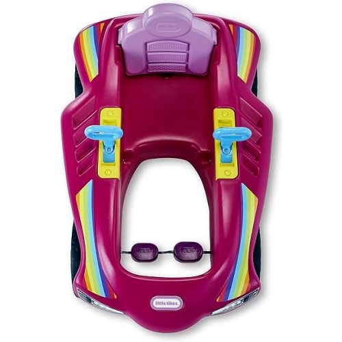  Little Tikes Jett Car Racer Pink, Ride On Car with Adjustable Seat Back, Dual Handle Rear Wheel Steering, Racing Control, Kid Powered Fun, Great Gift for Kids, Toys for Girls Boys Ages 3-10 Years