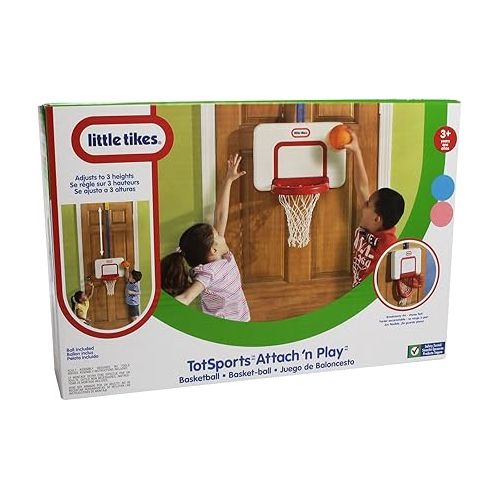  Little Tikes Attach 'n Play Basketball Set, Original , White