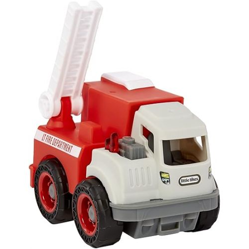  Little Tikes Dirt Diggers Mini Fire Truck Indoor Outdoor Multicolor Toy Car and Toy Vehicles for On The Go Play for Kids 2+