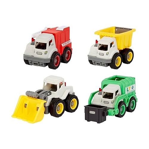  Little Tikes Dirt Diggers Mini Fire Truck Indoor Outdoor Multicolor Toy Car and Toy Vehicles for On The Go Play for Kids 2+