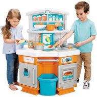 Little Tikes Home Grown Kitchen - Role Play Realistic Kitchen Real Cooking & Water Boiling Sounds Kitchen Accessories Set for Girls Boys - Multicolor 22 x 18 x 30.25 inches