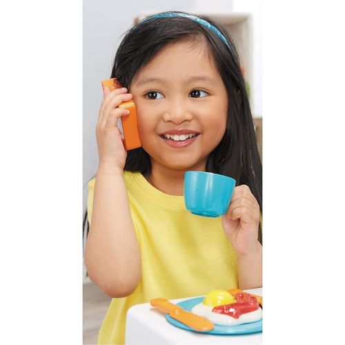  Little Tikes Home Grown Kitchen - Role Play Realistic Kitchen Real Cooking & Water Boiling Sounds Kitchen Accessories Set for Girls Boys - Multicolor 22 x 18 x 30.25 inches