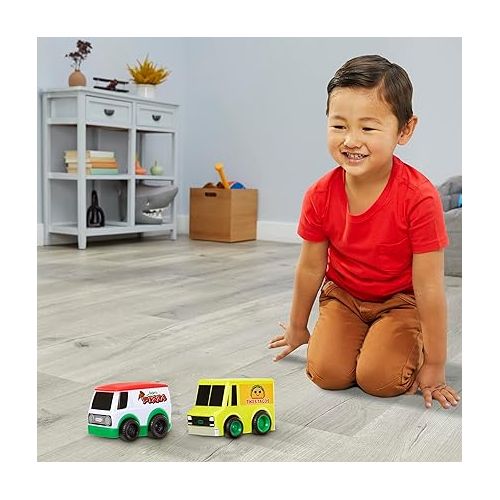  Little Tikes® My First Cars™ Crazy Fast™ Cars 2-Pack Dine Dashers, Food Vehicle Themed Pullback Toy Car Vehicle Goes up to 50 ft