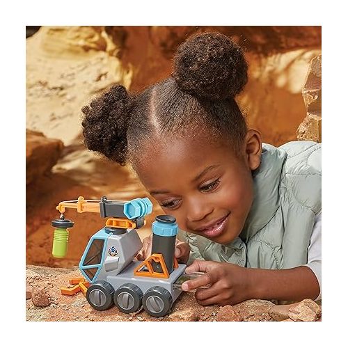  Little Tikes Big Adventures Moon Microscope Space Rover STEM Toy Vehicle with Microscope, Magnetic Crane, Extending Grabber for Girls, Boys, Kids Ages 3+