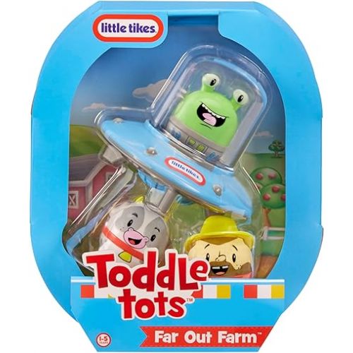  Little Tikes Toddle Tots Far Out Farm, Toddler Playset, Spaceship & 3 Character Figures for Pretend Play, Gift and Toy for Toddlers and Kids Girls Boys Ages 1-5 Years
