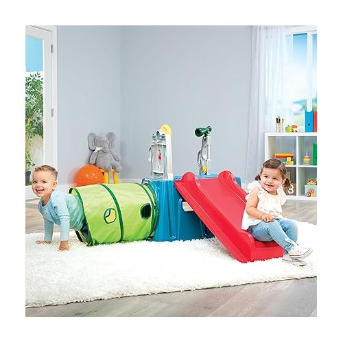  Little Tikes Easy Store Slide & Explore, Indoor Outdoor Climber Playset for Toddlers Kids Ages 1-3 Years