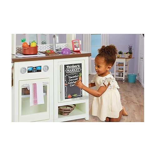  Little Tikes First Market Kitchen Pretend Play Kitchen w/Over 20 Accessories