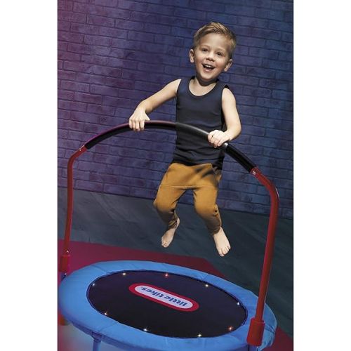  Little Tikes Light-Up 3-foot Trampoline with Folding Handle for Kids Ages 3 to 6