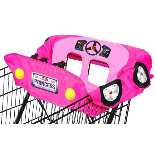  [아마존베스트]Little Tikes Cozy Coupe Shopping Cart Cover - Pink - High Chair Cover, Shopping Cart Cover, Grocery Cart Cover