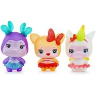 Little Tikes Squeezoos Small Character 3-Pack (Hippo, Cat, Unicorn) Toy