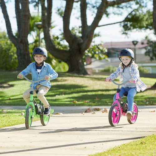  Little Tikes My First Balance-to-Pedal Training Bike for Kids in Green, Ages 2-5 Years, 12-Inch, 649615C
