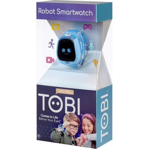  [아마존베스트]Little Tikes Tobi Robot Smartwatch - Blue with Movable Arms and Legs, Fun Expressions, Sound Effects, Play Games, Track Fitness and Steps, Built-in Cameras for Photo and Video 512