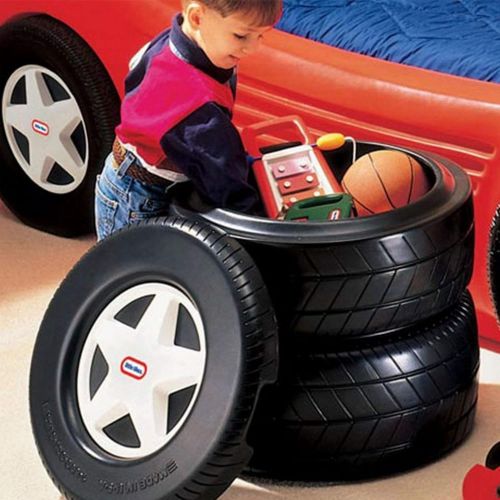  [아마존베스트]Little Tikes Classic Racing Tire Toy Chest