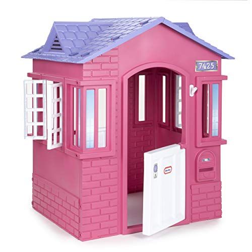  Little Tikes Cape Cottage Princess Playhouse with Working Doors, Windows, and Shutters - Pink