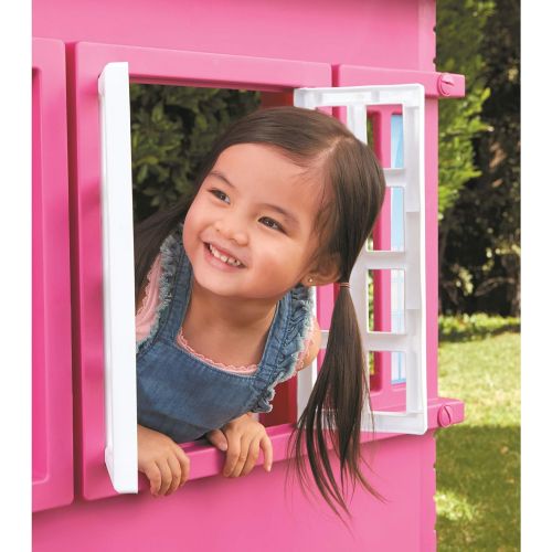  Little Tikes Cape Cottage Princess Playhouse with Working Doors, Windows, and Shutters - Pink