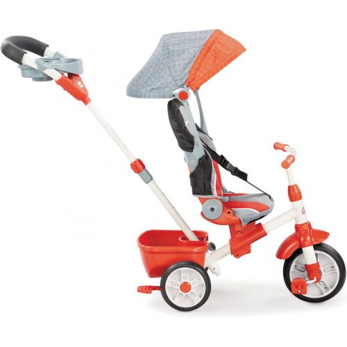  Little Tikes 5-in-1 Deluxe Ride & Relax, Reclining Trike - Red