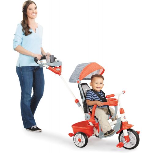  Little Tikes 5-in-1 Deluxe Ride & Relax, Reclining Trike - Red