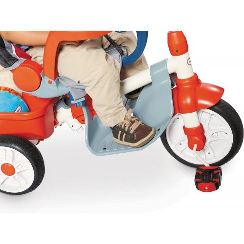  Little Tikes 5-in-1 Deluxe Ride & Relax, Reclining Trike - Red