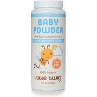 [아마존베스트]Little Twig All Natural Baby Powder, Unscented, 4.5 Fluid Oz