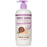 Little Twig All Natural, Hypoallergenic Baby Wash with a Blend of Lavender, Lemon, and Tea Tree Oils, Calming Lavender Scent, 17 Ounce Bottle Packaging may vary