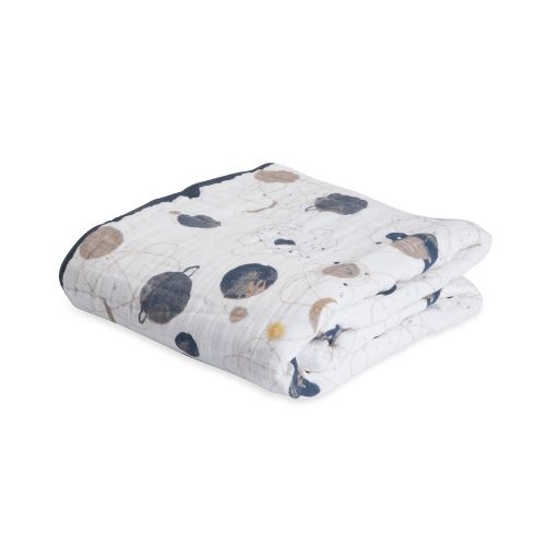  Little Unicorn Cotton Muslin Blanket Quilt- Planetary