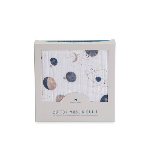  Little Unicorn Cotton Muslin Blanket Quilt- Planetary