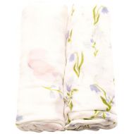 Little Unicorn Deluxe Muslin Swaddle Blankets (set Of 2) - Pink Peony Set