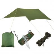 Little-Goldfish Beach Tents Beach Tents 3Mx3M Beach Waterproof Anti-Uv Tent Outdoor Camping Climbing Survival Tarp Tent Hammock Rain Screen Parasol Cover