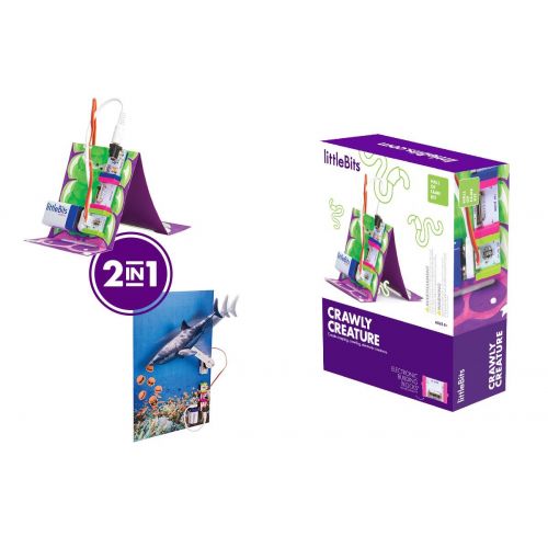  LittleBits littleBits Hall of Fame Crawly Creature Starter Kit, Purple