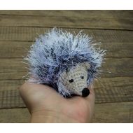 /LittleFairyRU Crochet Hedgehog Amirurumi birthday gift soft toy Baby shower, rattle, Christmas gift, decor for the childrens room.