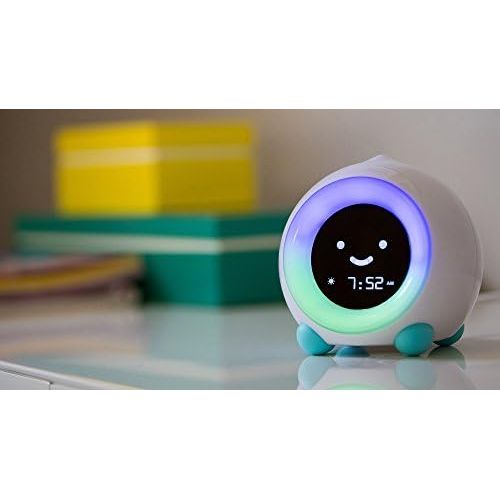  [아마존베스트]LittleHippo Mella Ready to Rise Childrens Trainer, Alarm Clock, Night Light Sleep Sounds Machine (Arctic Blue), Standard