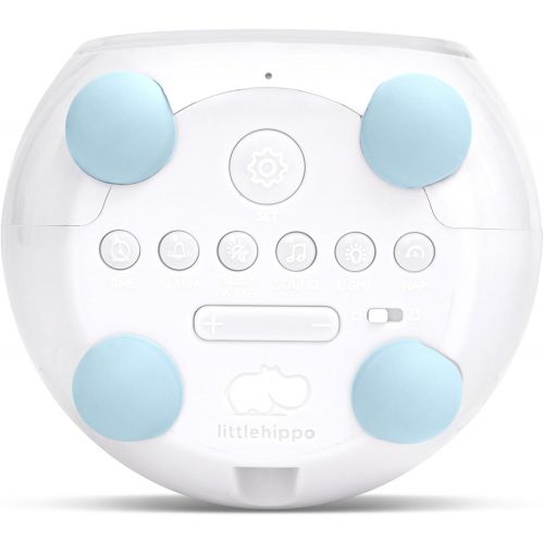  [아마존베스트]LittleHippo Mella Ready to Rise Childrens Trainer, Alarm Clock, Night Light Sleep Sounds Machine (Arctic Blue), Standard