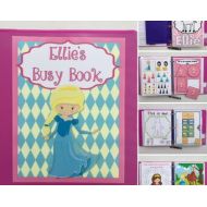 LittleLennonsLLC Princess Dry Erase Busy Book, Custom Activity Book, Toddler Example