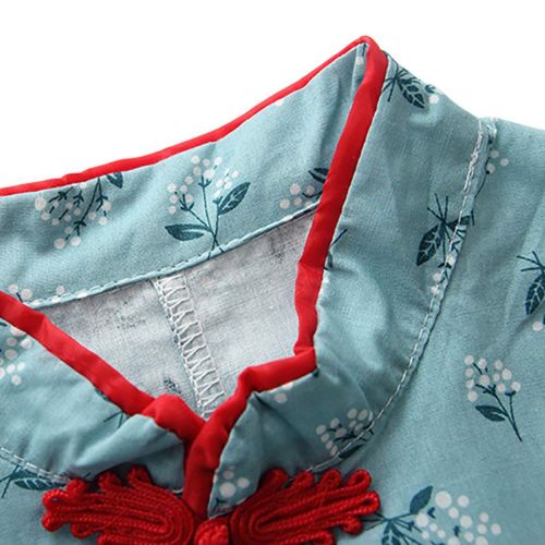  LittleNaNa-Cloth-childrenscostume Summer Girls Dresses Cheongsam Dress Girl Clothing Princess Dress Children Costume Kids Clothes,l,5T