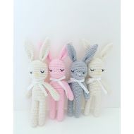 /LittlePinkCanary Mini Sized Baby amigurumi Bunny,crochet bunny, crochet toy newborn gift, newborn bunny gift, child gift, newborn birth gift,newborn shower g