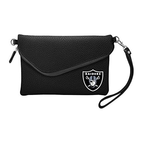  Littlearth NFL Fold Over Crossbody Pebble Purse, 9 x 6 x 1, and Teams