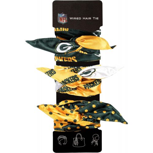  Littlearth Womens NFL Wired Hair Tie