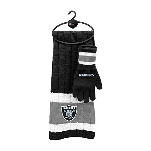  Littlearth NFL Unisex NFL Scarf and Glove Gift Set