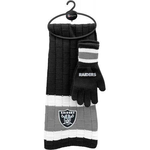  Littlearth NFL Unisex NFL Scarf and Glove Gift Set