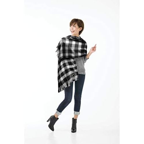  Littlearth NCAA Unisex NCAA Plaid Blanket Scarf