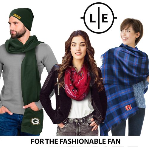  Littlearth NCAA Unisex NCAA Plaid Blanket Scarf