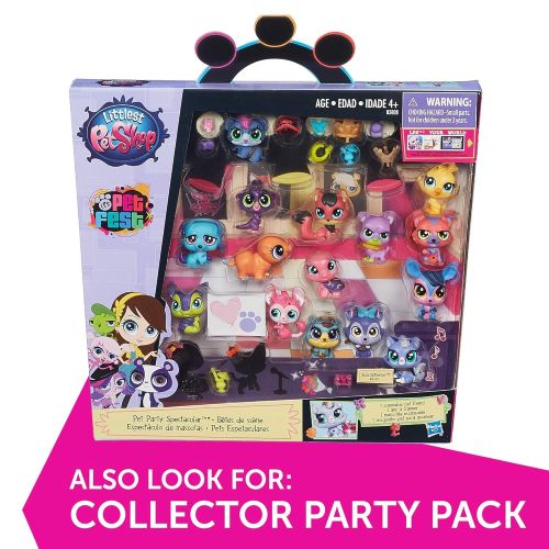  Littlest Pet Shop Pet Jet Playset Toy, Includes 4 Pets, Adult Assembly Required (No Tools Needed), Ages 4 and Up (Amazon Exclusive)